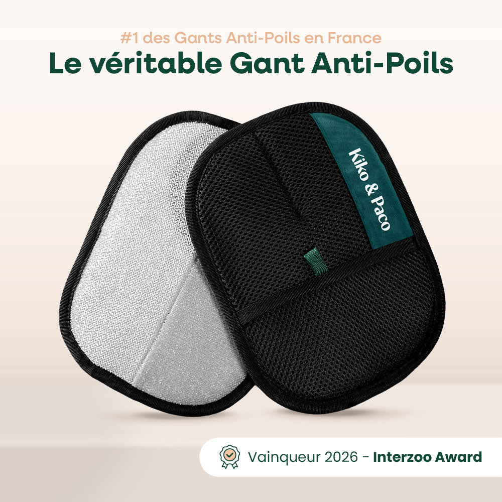 Gant anti-poils Kiko et Paco 2026